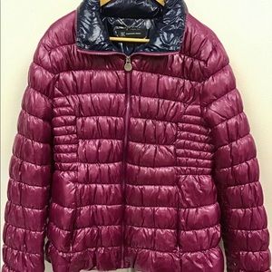 INC Fuchsia Puffer Jacket